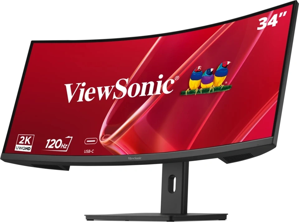 Монитор ViewSonic 34" VA3420C-2 черный VA LED 21:9 HDMI M/M матовая HAS Piv 3000:1 300cd 178гр/178гр 3440x1440 120Hz DP 2K USB 8.4кг — миниатюра 6