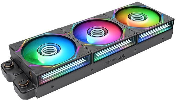 Вентилятор для корпуса Thermaltake Swafan 120 EX Infinity ARGB 120х120x25 черный 4-pin 32дБ (CL-F264-PL12SW-A) Ret — миниатюра 2