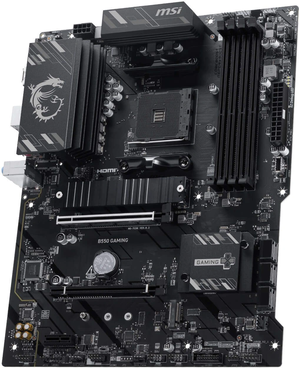 Материнская плата MSI B550 GAMING Soc-AM4 AMD B550 4xDDR4 ATX AC`97 8ch(7.1) GbLAN RAID+HDMI+DP — миниатюра 4