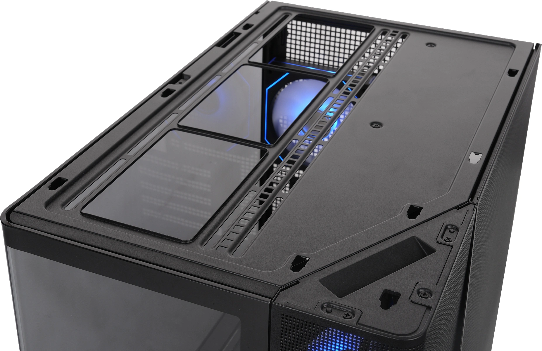 Корпус Thermaltake Arcus 280 TG curved черный без БП mATX 6x120mm 2x140mm 2xUSB3.0 audio bott PSU — миниатюра 3