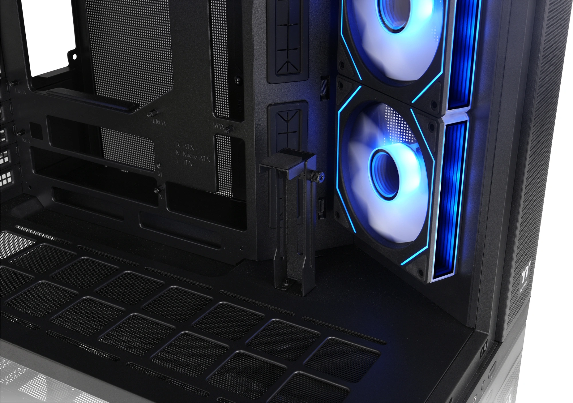Корпус Thermaltake Arcus 280 TG curved черный без БП mATX 6x120mm 2x140mm 2xUSB3.0 audio bott PSU — миниатюра 5