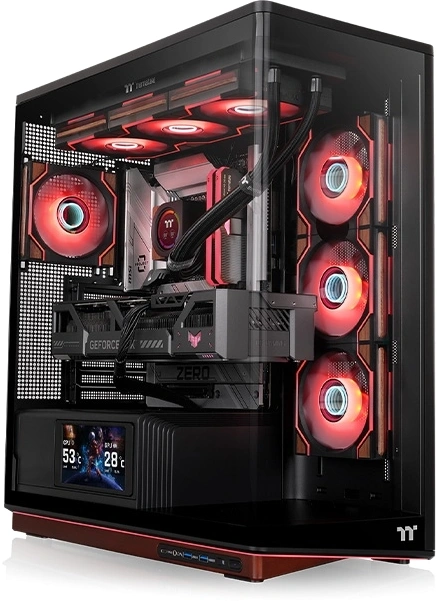 Корпус Thermaltake Stage 500 TG ARGB CA-12A-00M1WN-00, E-ATX, без БП, чёрный