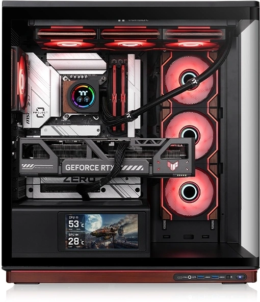 Корпус Thermaltake Stage 500 TG ARGB черный без БП ATX 3x120mm 4x140mm 2xUSB3.0 audio bott PSU — миниатюра 2