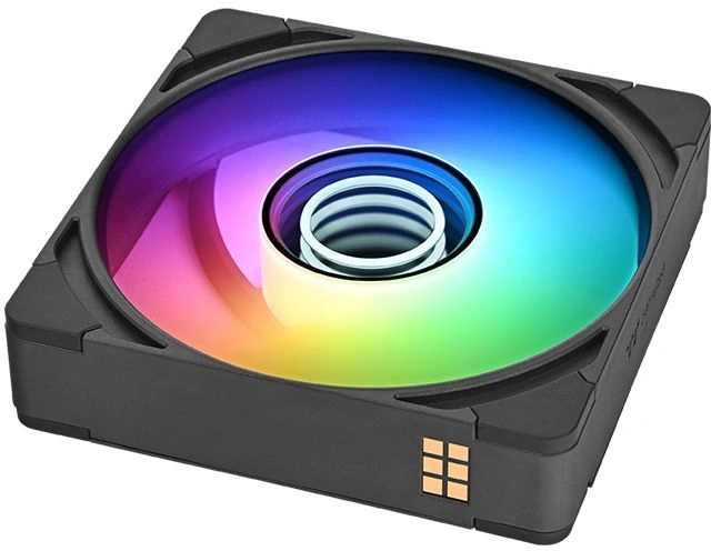 Вентилятор для корпуса Thermaltake CT140 EX Infinity ARGB 140х140x25 черный 4-pin 29.2дБ (упак.:3шт) (CL-F242-PL14SW-A) Ret — миниатюра 2