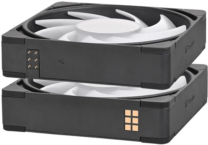 Вентилятор для корпуса Thermaltake CT140 EX Infinity ARGB 140х140x25 черный 4-pin 29.2дБ (упак.:3шт) (CL-F242-PL14SW-A) Ret — миниатюра 3