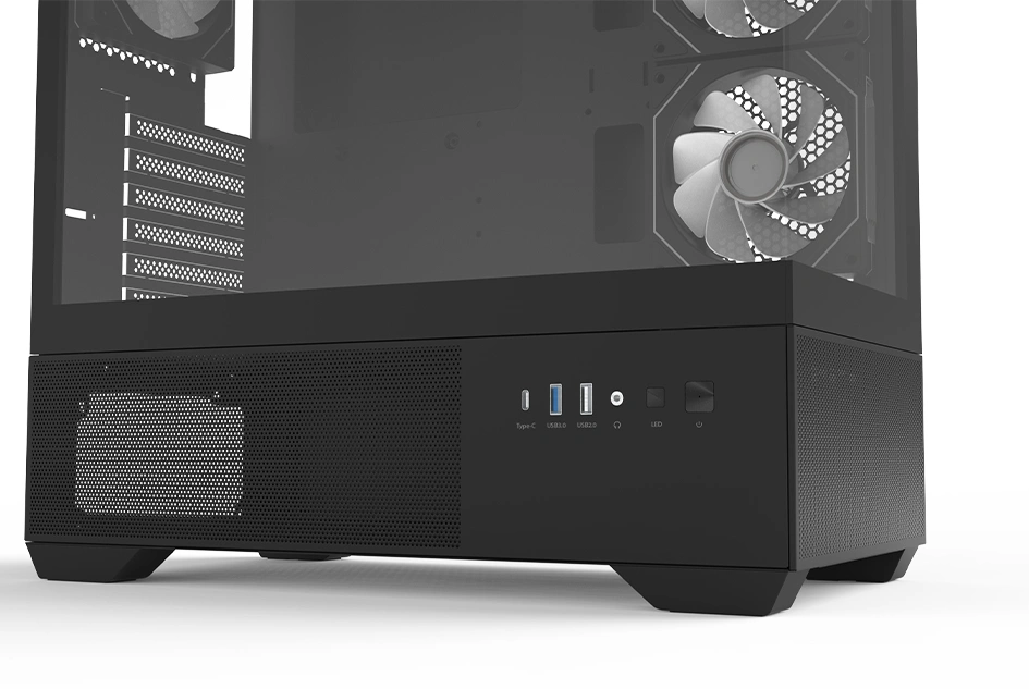 Корпус Zalman Chronix V2 черный без БП ATX 6x120mm 2x140mm 1xUSB2.0 1xUSB3.0 audio bott PSU — миниатюра 3