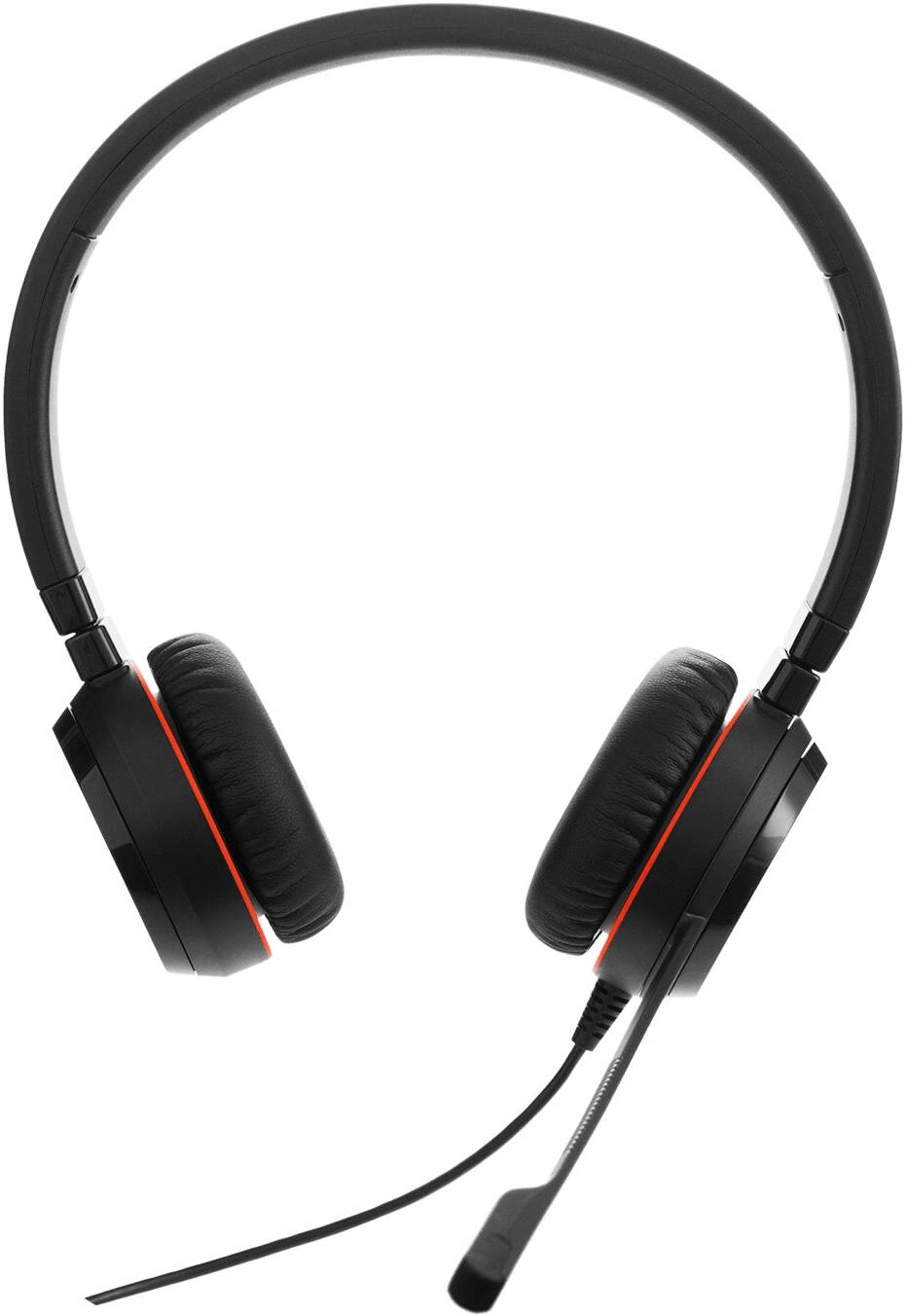 Наушники с микрофоном Jabra Evolve 20 SE черный 2м накладные USB оголовье (4999-823-369) — миниатюра 2
