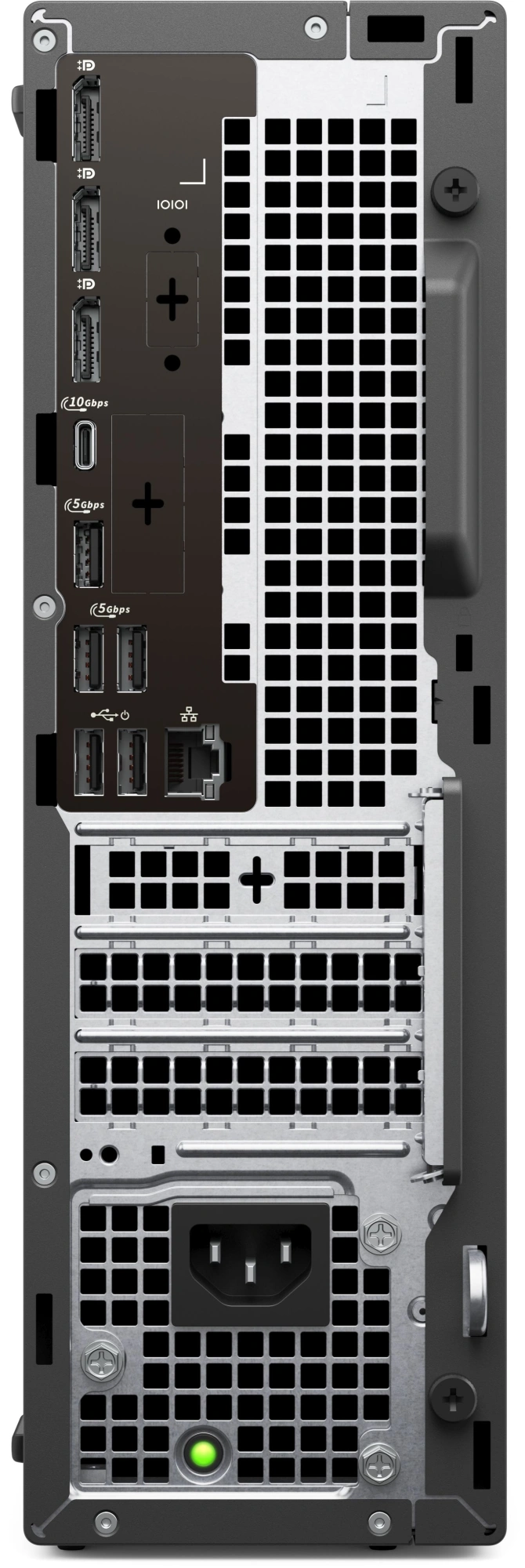 ПК Dell Pro Max Slim FCS1250 slim Core Ultra 7 265 (2.4) 16Gb SSD1Tb RTX A400 4Gb Windows 11 Pro GbitEth WiFi BT 260W мышь клавиатура черный (DPMS-7442) — миниатюра 4