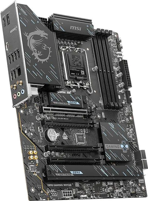 Материнская плата MSI Z890 GAMING WIFI6E Soc-1851 Intel Z890 ATX AC`97 8ch(7.1) 2.5Gg RAID+HDMI+DP — миниатюра 4