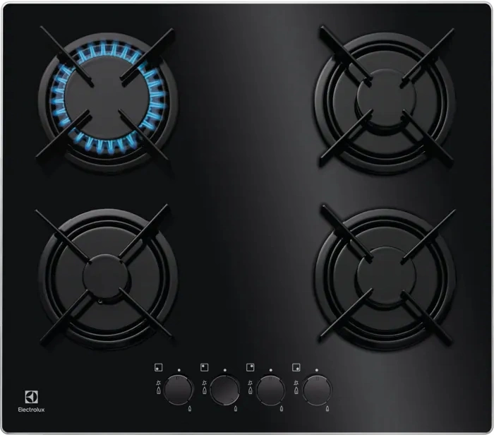 Газовая варочная поверхность Electrolux EGT6242NVK черный — фото 1