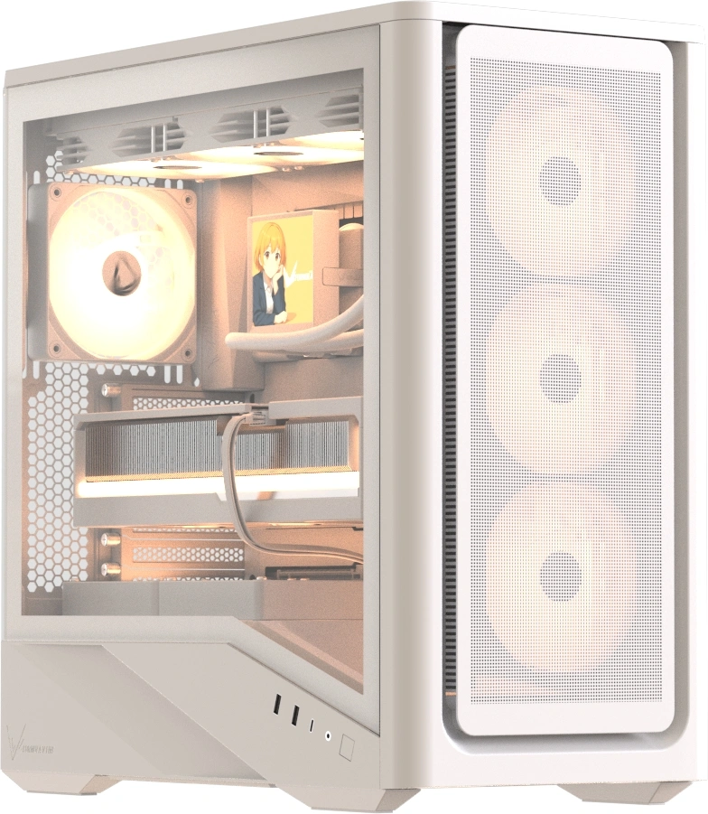 Корпус Formula Air Power G9 Duo PA белый без БП E-ATX 8x120mm 2x140mm 2xUSB3.0 audio bott PSU — миниатюра 7