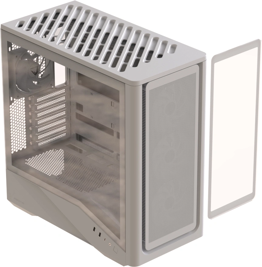 Корпус Formula Air Power G9 Duo PA белый без БП E-ATX 8x120mm 2x140mm 2xUSB3.0 audio bott PSU — фото 1