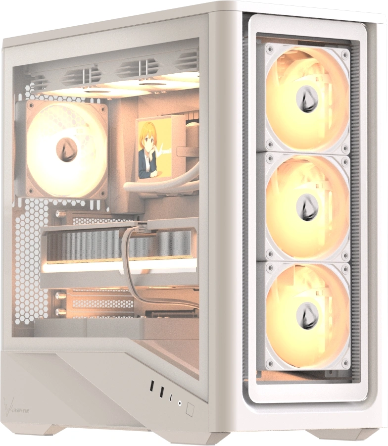 Корпус Formula Air Power G9 Duo PA белый без БП E-ATX 8x120mm 2x140mm 2xUSB3.0 audio bott PSU — миниатюра 6