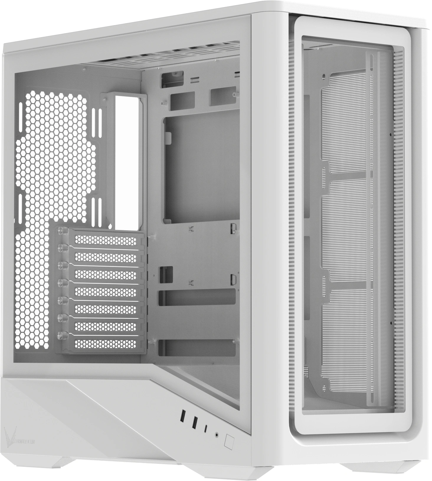 Корпус Formula Air Power G9 Duo PA белый без БП E-ATX 8x120mm 2x140mm 2xUSB3.0 audio bott PSU — миниатюра 8