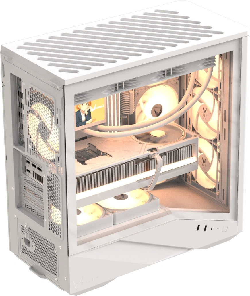 Корпус Formula Air Power G9 Duo PA белый без БП E-ATX 8x120mm 2x140mm 2xUSB3.0 audio bott PSU — миниатюра 17