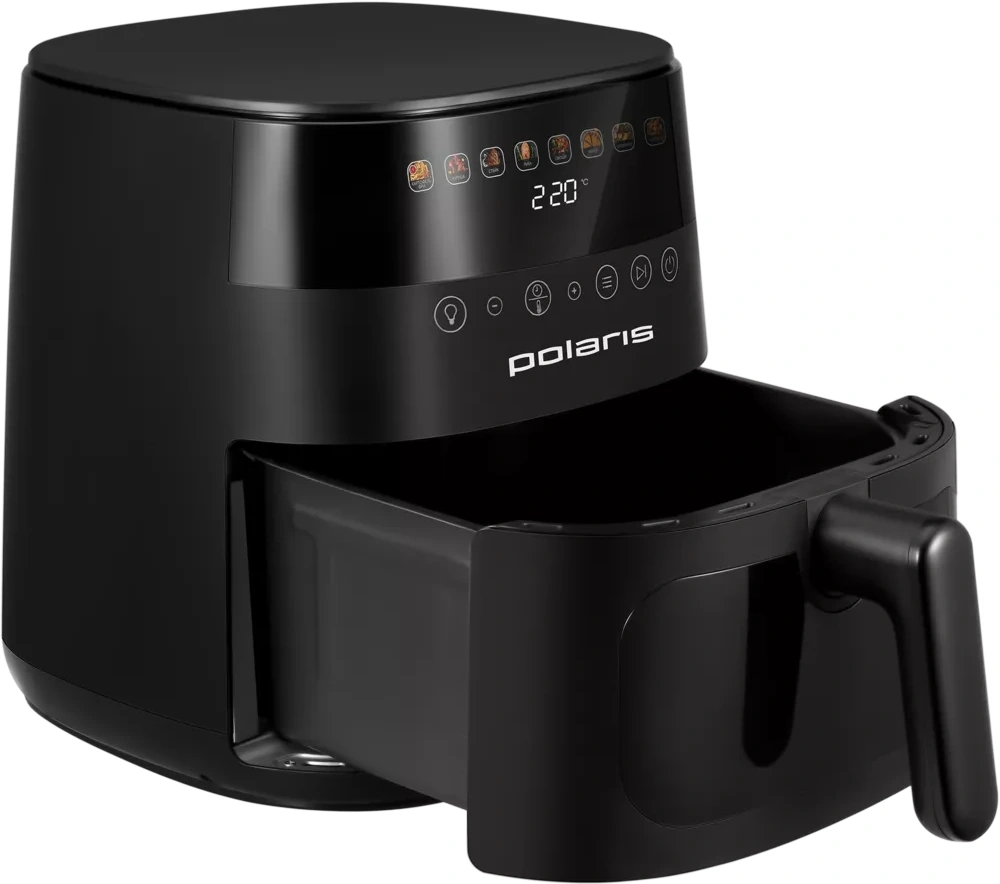 Аэрогриль Polaris PAF 8003W WIFI IQ Home 7.5л 1800Вт черный (PAF 8003W) — миниатюра 4