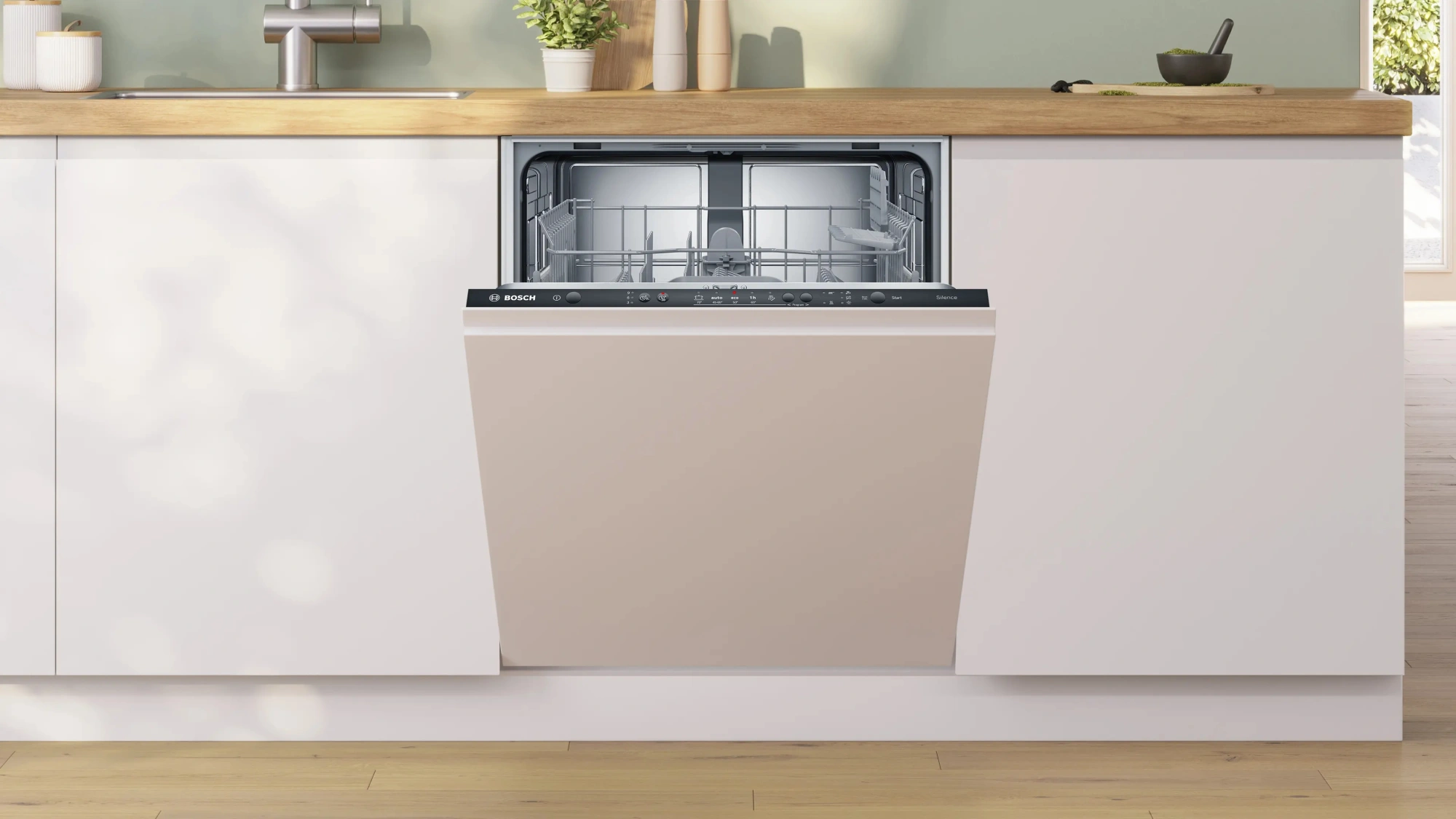 Посудомоечная машина встраив. Bosch Serie 2 SMV25AX06E 2400Вт полноразмерная нержавеющая сталь инвертор — миниатюра 2
