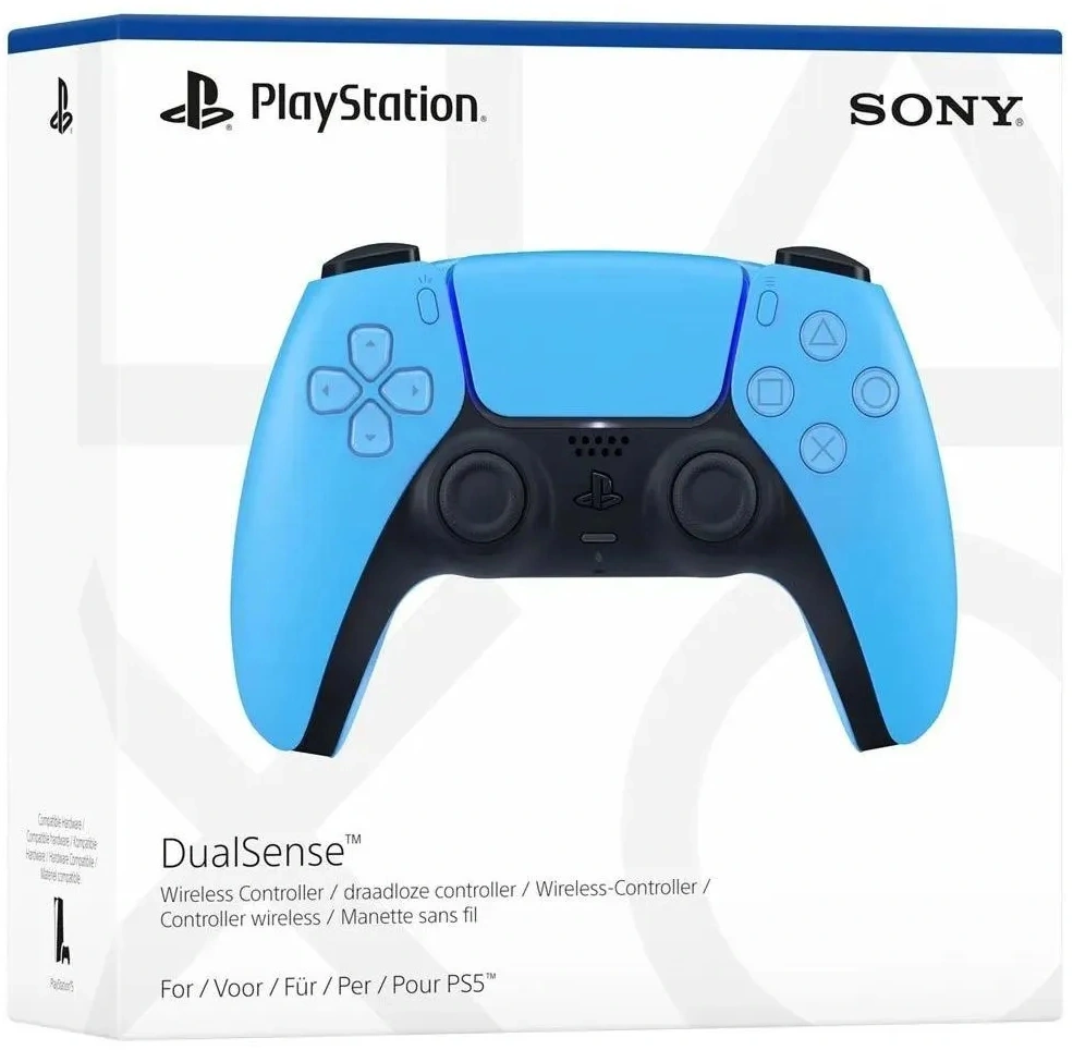 Геймпад Беспроводной PlayStation DualSense голубой для: PlayStation 5 (CFI-ZCT2W) — миниатюра 5