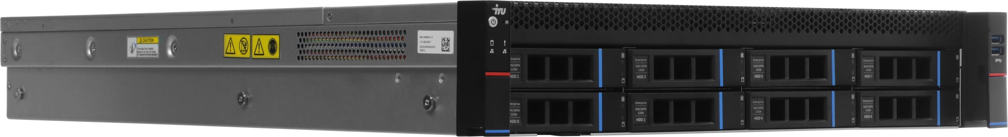 Сервер IRU Rock G2208IG3 2x6330 4x32Gb 2x480Gb SSD 2x4Tb SAS 9361-8I SGL AST2500 2xGigEth 2x1300W w/o OS (2193523) — миниатюра 7