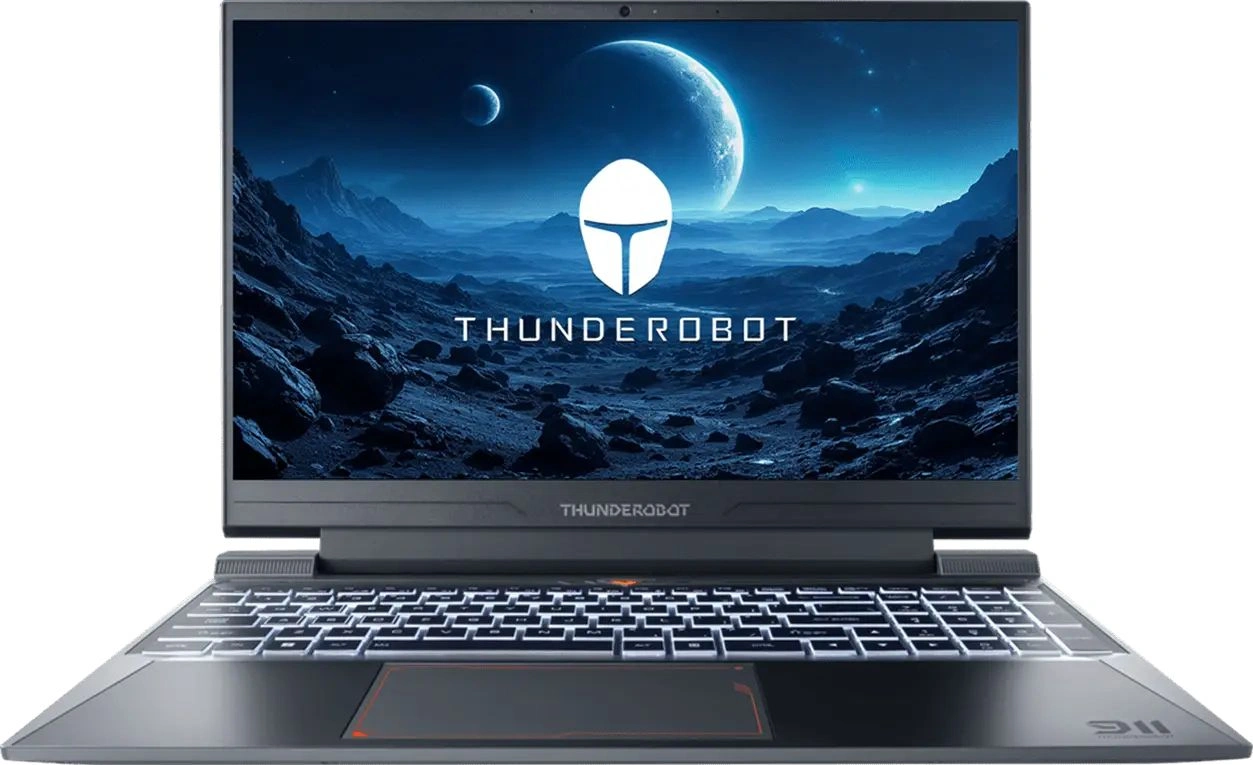 Ноутбук Thunderobot 911 X Wild Hunter G2D Core i5 12450H 16Gb SSD512Gb NVIDIA GeForce RTX4050 6Gb 15.6" IPS FHD (1920x1080) FreeDOS grey WiFi BT Cam (JT009A00KRU) — фото 1