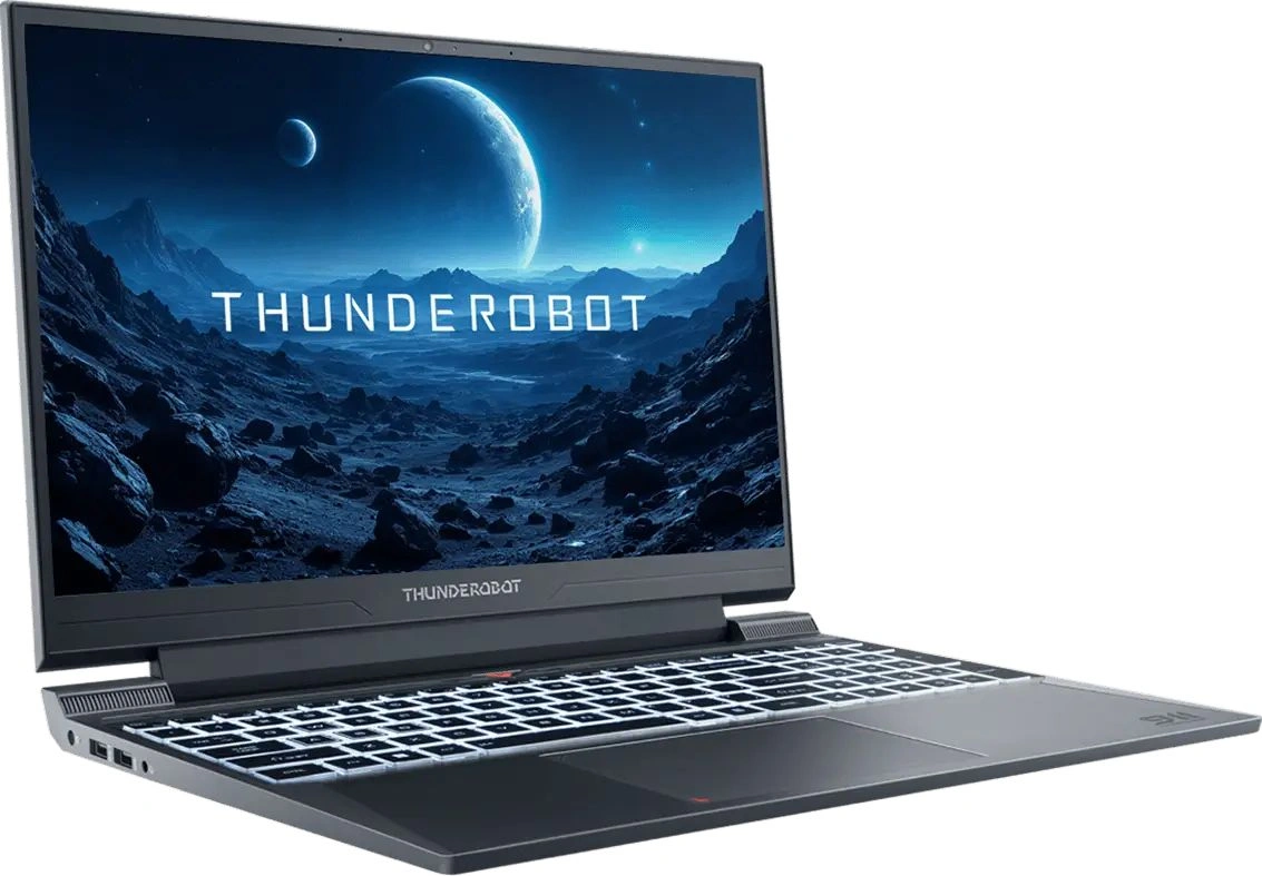 Ноутбук Thunderobot 911 X Wild Hunter G2D Core i5 12450H 16Gb SSD512Gb NVIDIA GeForce RTX4050 6Gb 15.6" IPS FHD (1920x1080) FreeDOS grey WiFi BT Cam (JT009A00KRU) — миниатюра 2