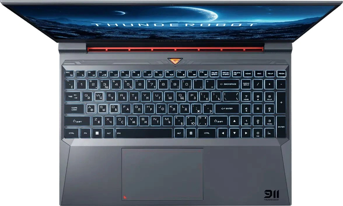 Ноутбук Thunderobot 911 X Wild Hunter G2D Core i5 12450H 16Gb SSD512Gb NVIDIA GeForce RTX4050 6Gb 15.6" IPS FHD (1920x1080) FreeDOS grey WiFi BT Cam (JT009A00KRU) — миниатюра 5