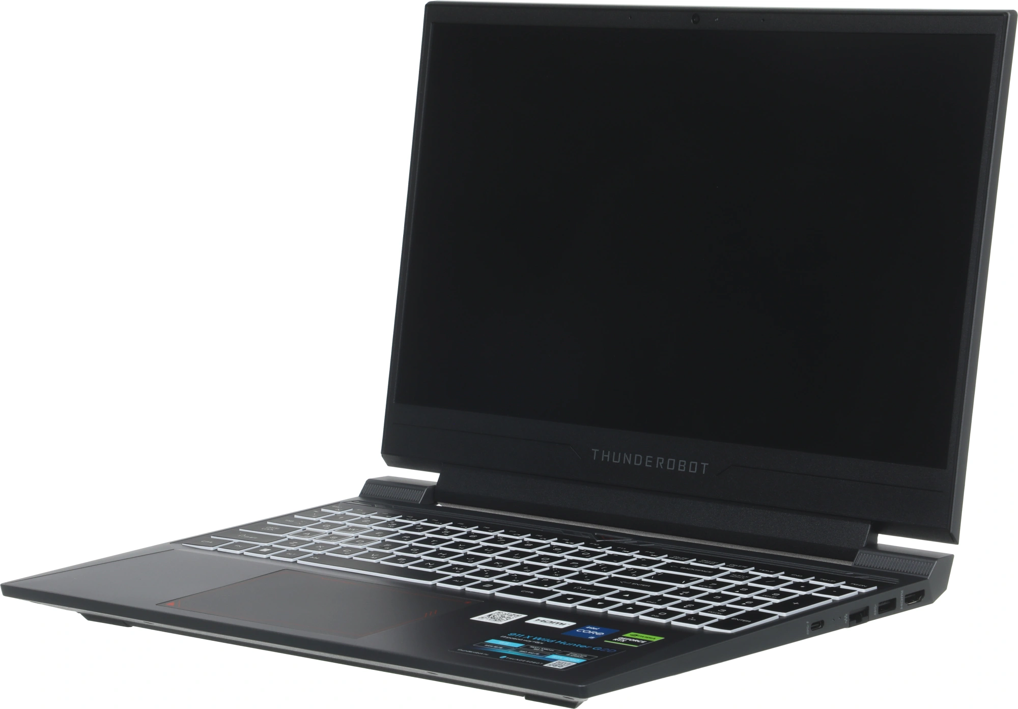 Ноутбук Thunderobot 911 X Wild Hunter G2D Core i5 12450H 16Gb SSD512Gb NVIDIA GeForce RTX4050 6Gb 15.6" IPS FHD (1920x1080) FreeDOS grey WiFi BT Cam (JT009A00KRU) — миниатюра 13