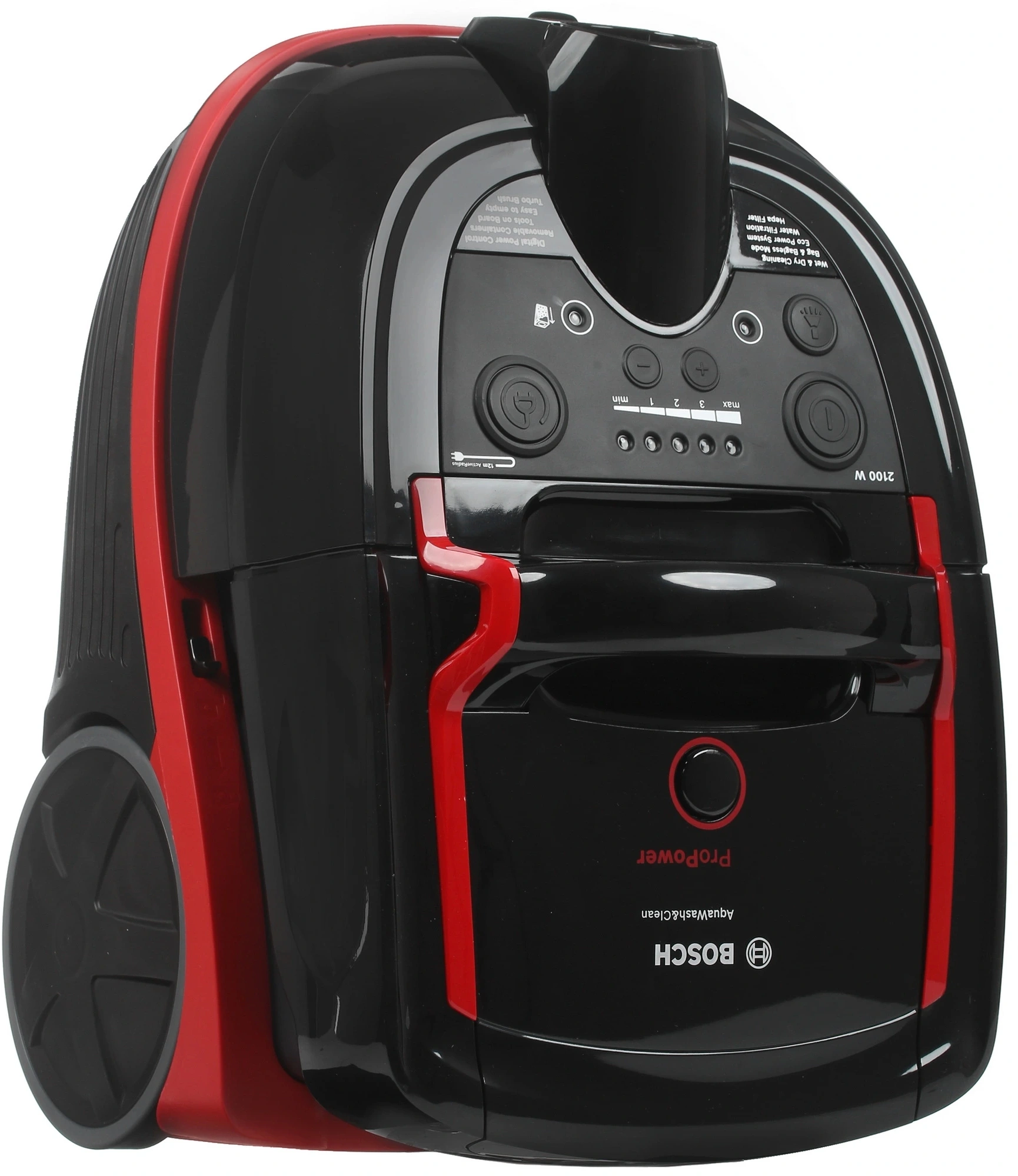 Пылесос Bosch Serie 4 BWD421POW 2100Вт черный/красный — миниатюра 4