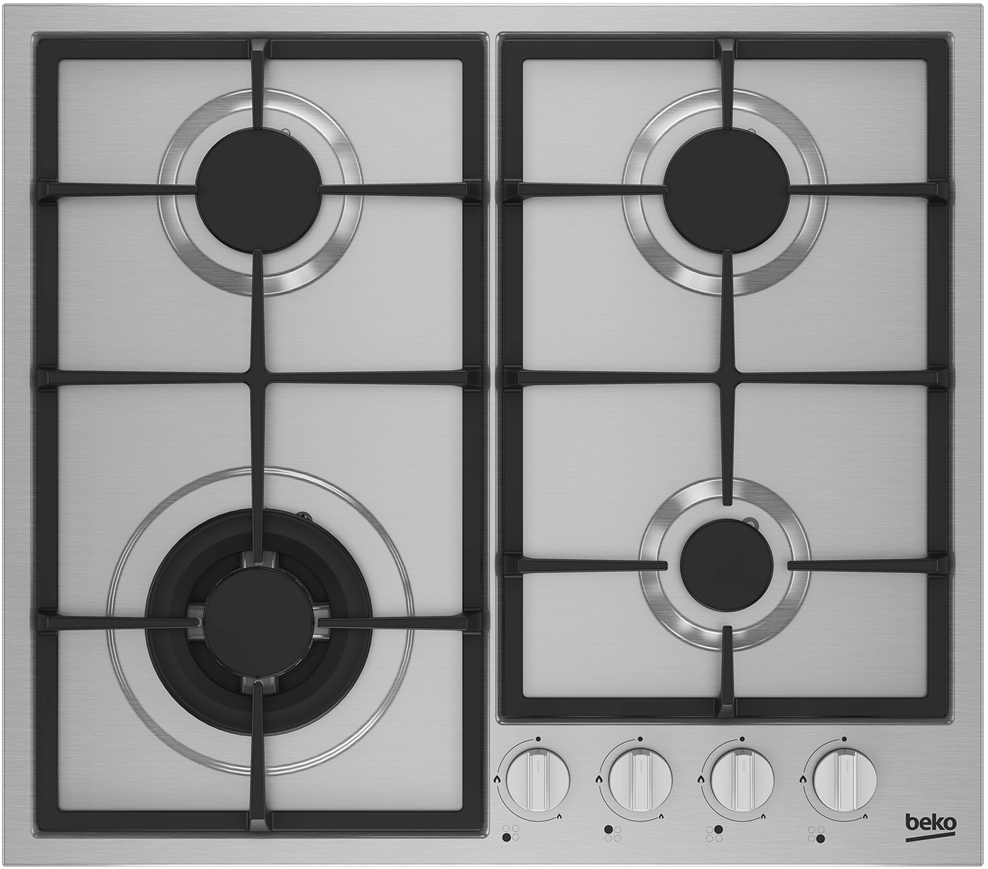 Газовая варочная поверхность Beko HIYG 64225 SXO нержавеющая сталь — фото 1