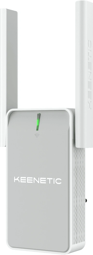 Повторитель беспроводного сигнала Keenetic Netcraze Buddy 6 (NC-3411) AX3000 10/100/1000BASE-TX белый — фото 1