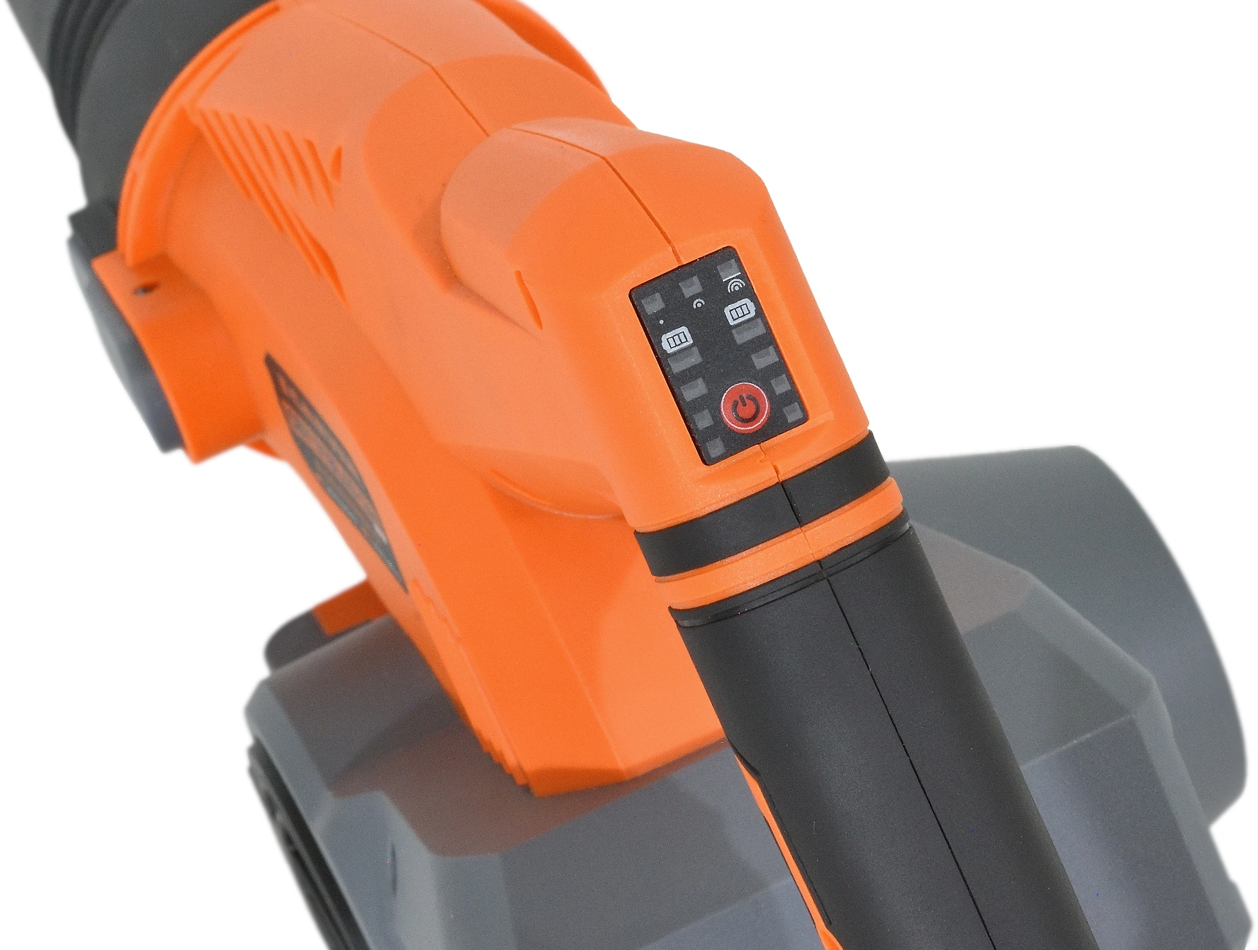 Воздуходувка-пылесос Carver СBV 01BL40-240 400Вт пит.:от аккум. оранжевый/черный — миниатюра 4