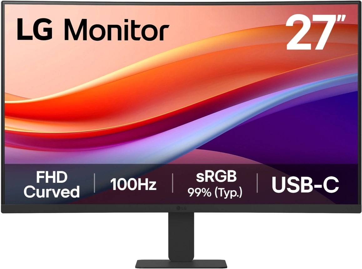 Монитор LG 27" 27U421A-B черный VA LED 16:9 HDMI матовая 3000:1 250cd 178гр/178гр 1920x1080 100Hz FHD USB 3.72кг — фото 1