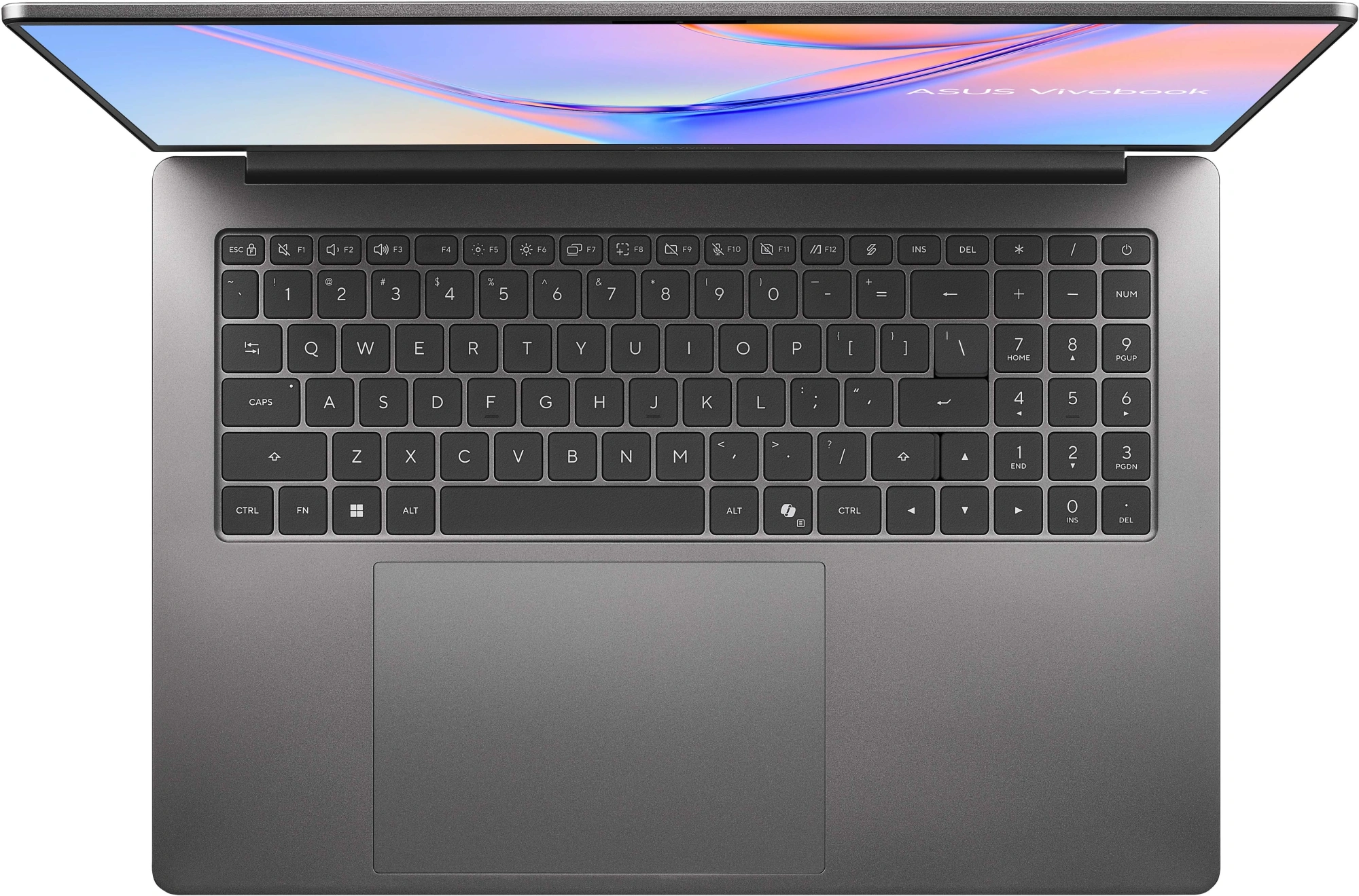 Ноутбук Asus VivoBook S16 S5652MA-TK095 Core 7 350 16Gb SSD256Gb Intel Graphics 16" IPS WUXGA (1920x1200) без ОС grey WiFi BT Cam (90NB1962-M00700) — миниатюра 5
