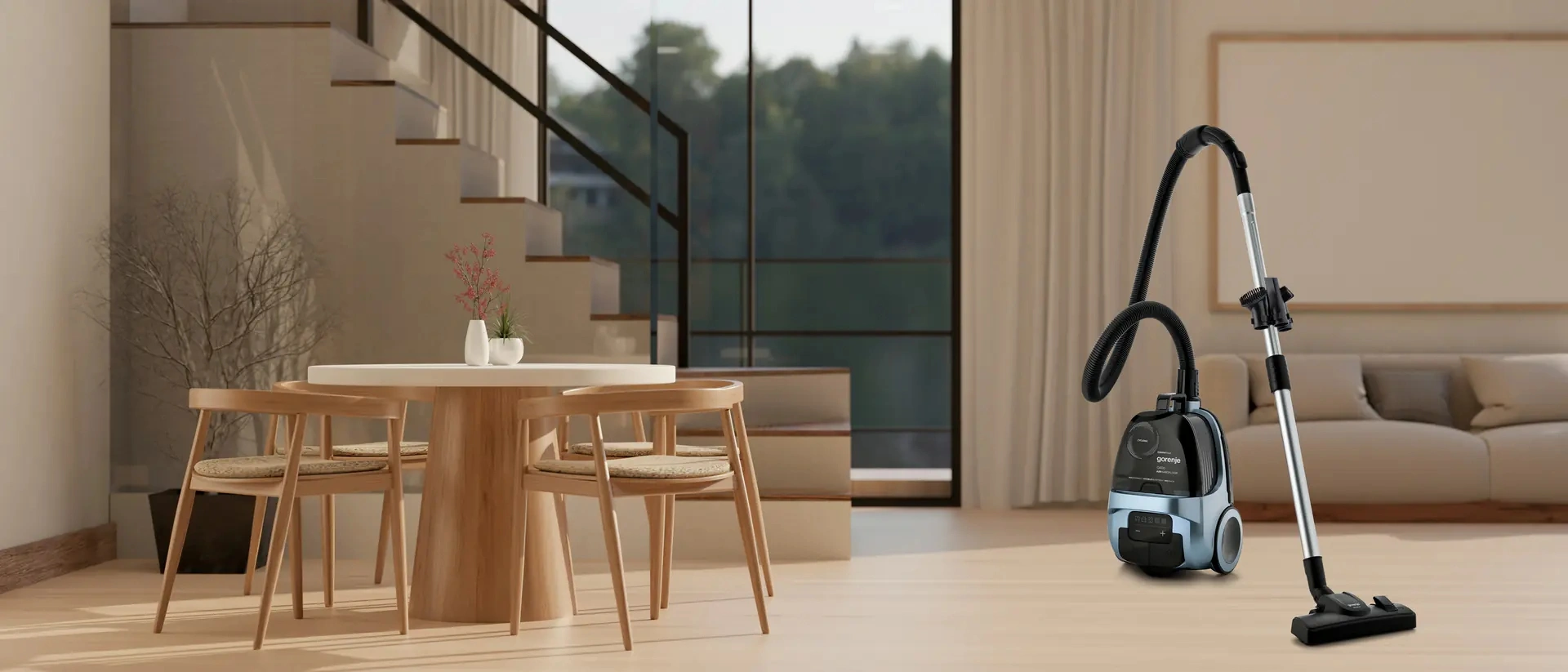 Пылесос Gorenje VC2302G6AHBL 2300Вт синий/черный — миниатюра 7