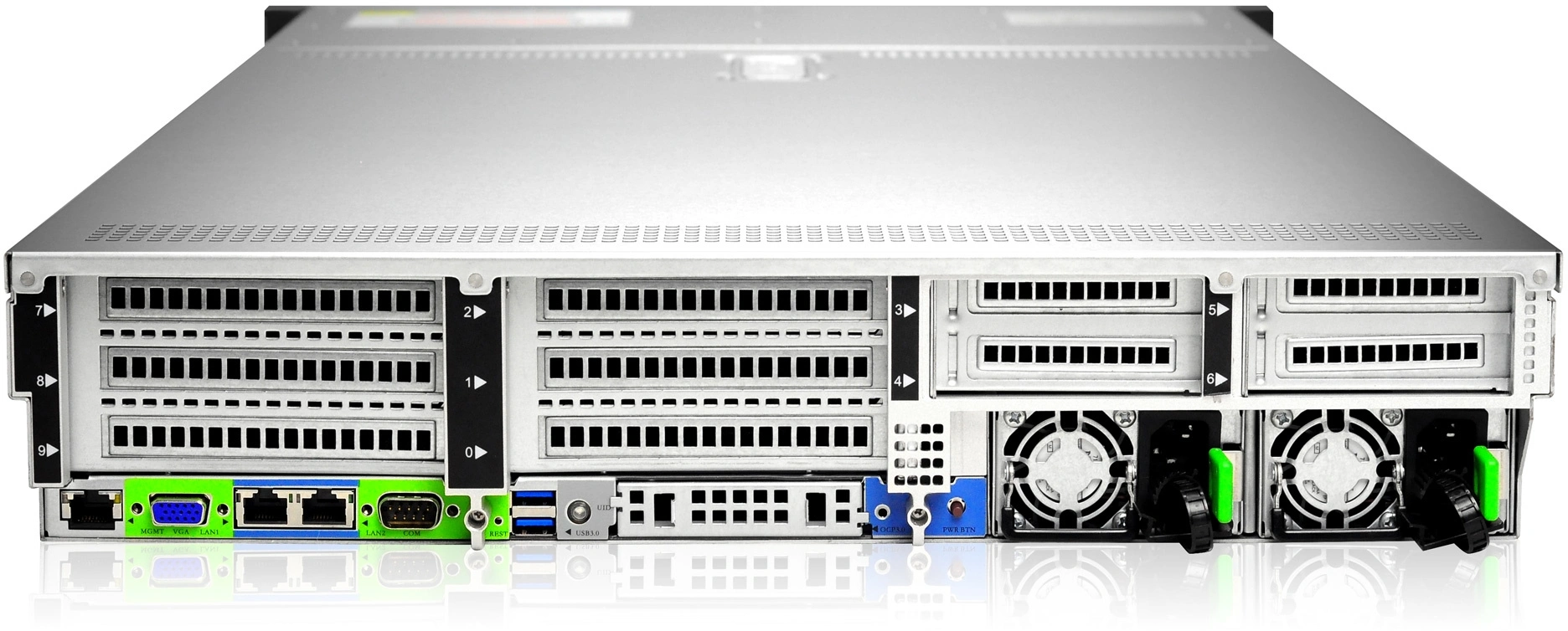 Сервер IRU Rock g2208p 2x6348 2x64Gb 2x480Gb SSD SATA С621 AST2500 2xSFP28 2x1300W w/o OS (2194627) — миниатюра 2