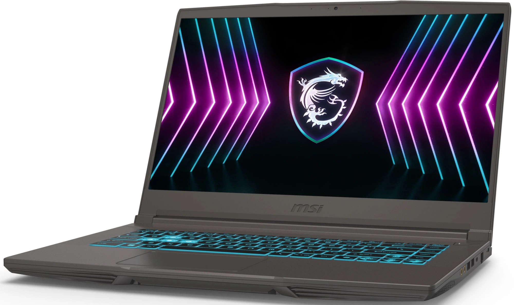 Ноутбук MSI Thin 15 B2RVE-3603XRU Core 7 240H 16Gb SSD512Gb NVIDIA GeForce RTX4050 6Gb 15.6" IPS FHD (1920x1080) без ОС grey WiFi BT Cam (9S7-16R831-3603) — миниатюра 2