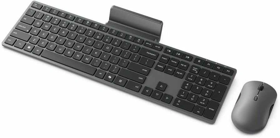 Клавиатура + мышь Lenovo 700 Modern клав:серый мышь:серый USB беспроводная BT (GX31S04977) — миниатюра 2