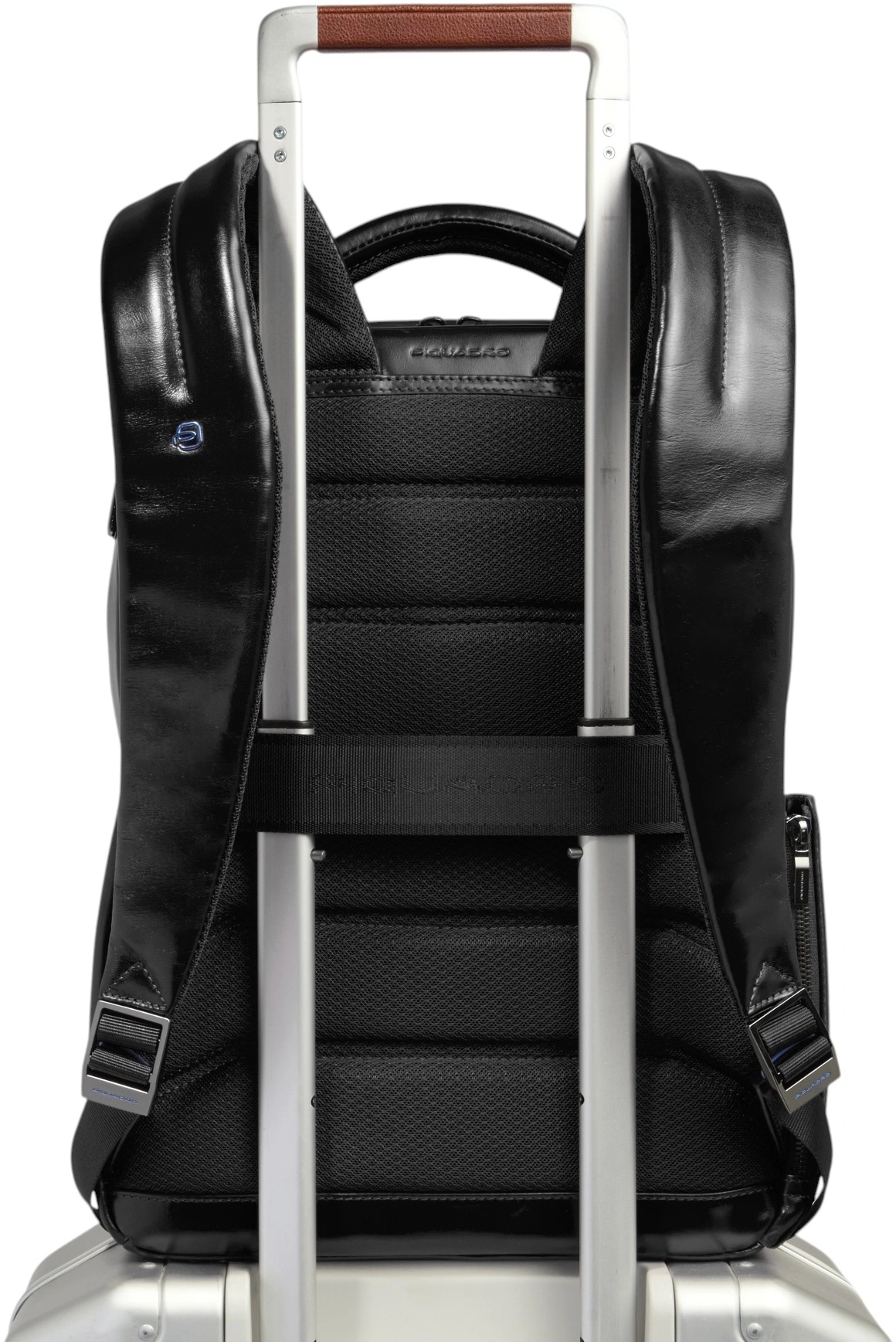 Рюкзак Piquadro Blue Square CA6858B2/N черный натур.кожа — миниатюра 5