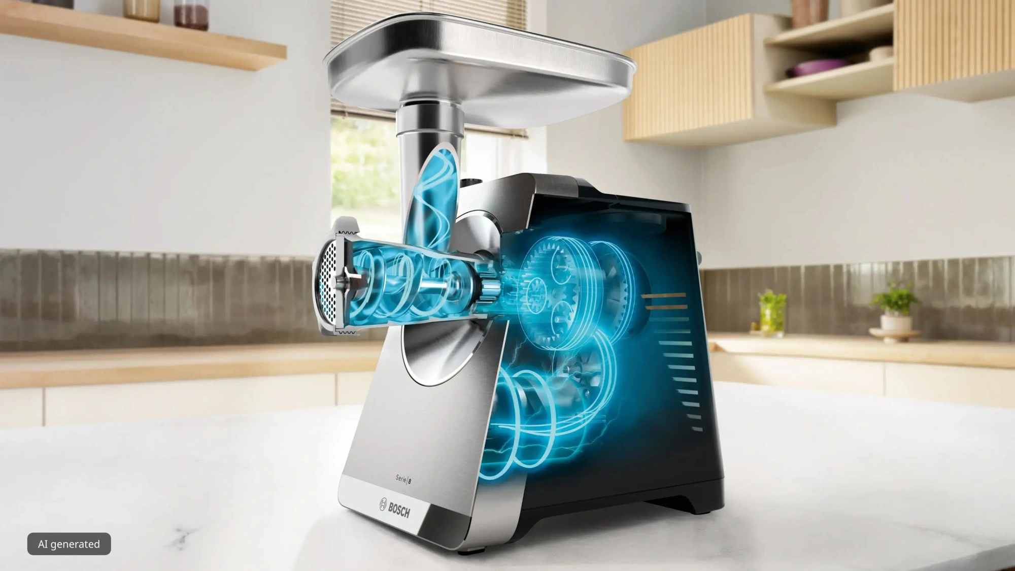 Мясорубка Bosch Series 8 MFWS840M 2500Вт черный — миниатюра 5