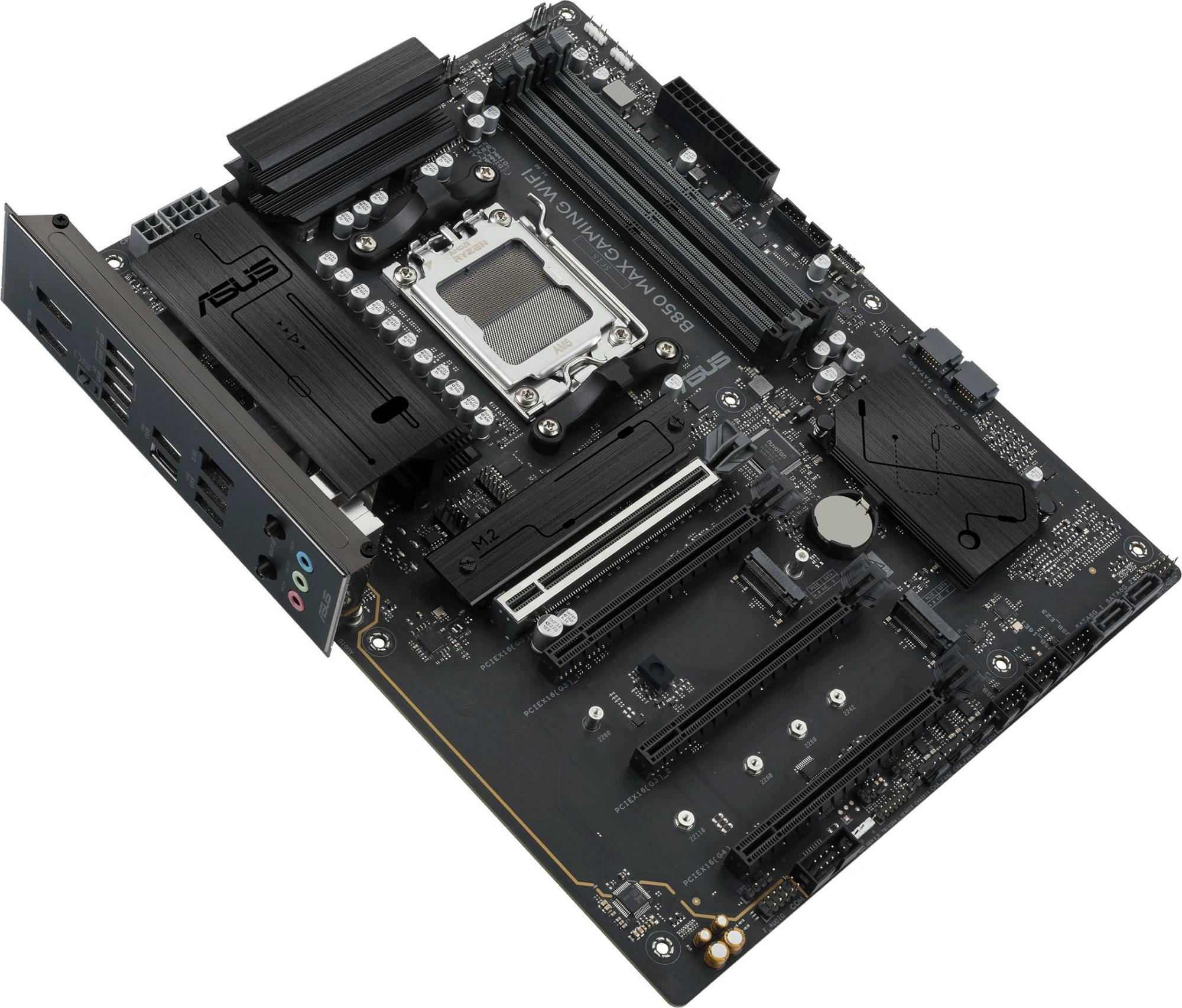 Материнская плата Asus B850 MAX GAMING WIFI Socket AM5 AMD B850 ATX AC`97 8ch(7.1) 2.5Gg RAID+HDMI+DP — миниатюра 7
