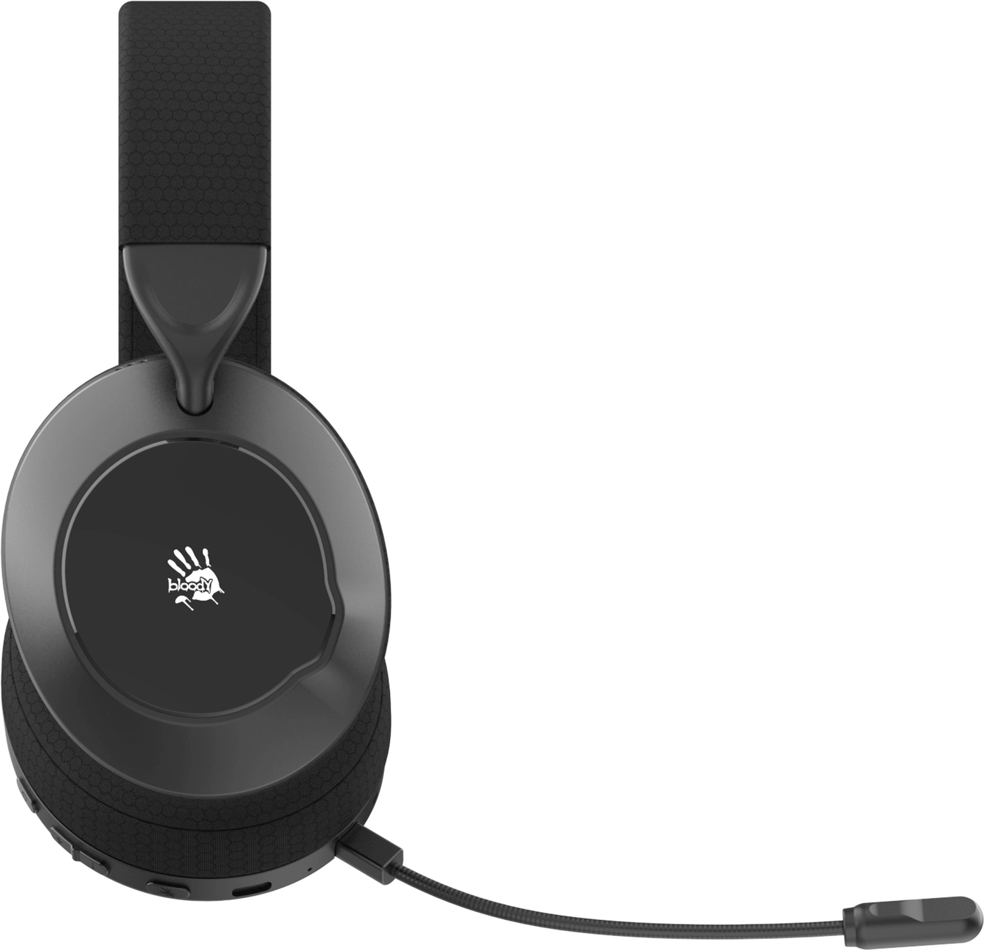 Наушники с микрофоном A4Tech Bloody GR220 черный 12м мониторные BT оголовье — миниатюра 7