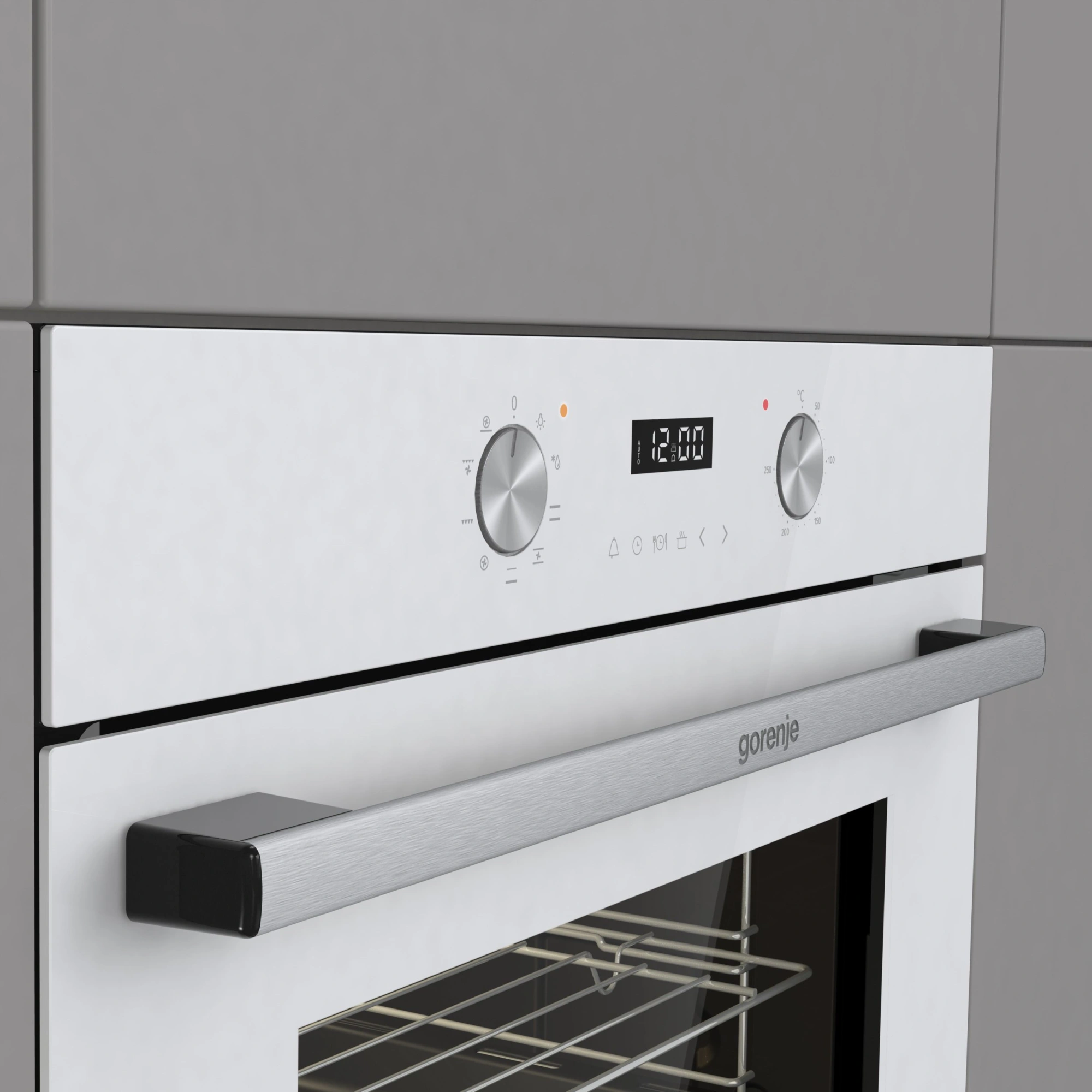 Духовой шкаф Электрический Gorenje BO6737E03AWGN белый — миниатюра 4