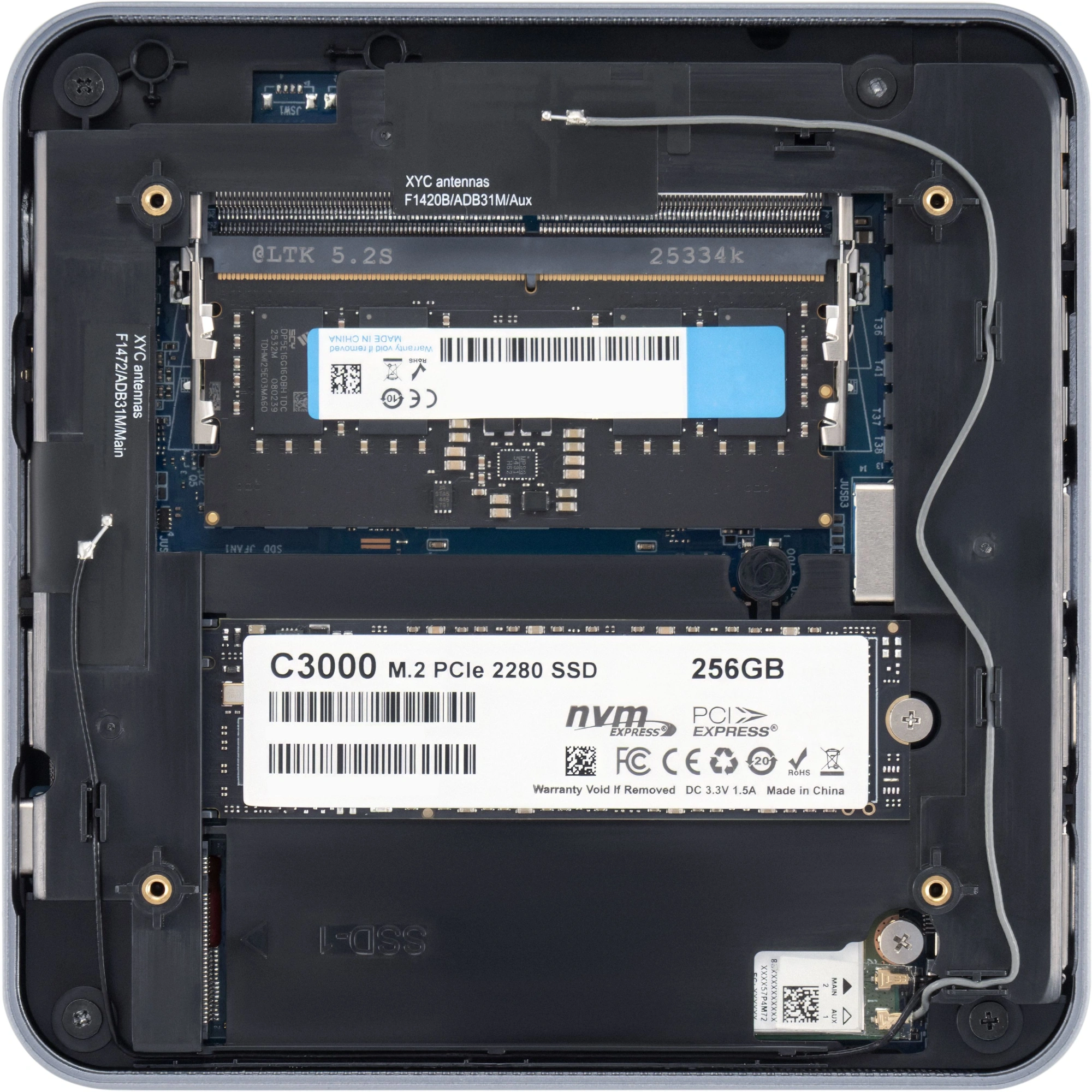 Неттоп IRU Tactio 515 i5 12450H (2) 16Gb SSD512Gb Iris Xe Windows 11 Pro 64 2xGbitEth WiFi BT 100W серый (RUS) (2195518) — миниатюра 25