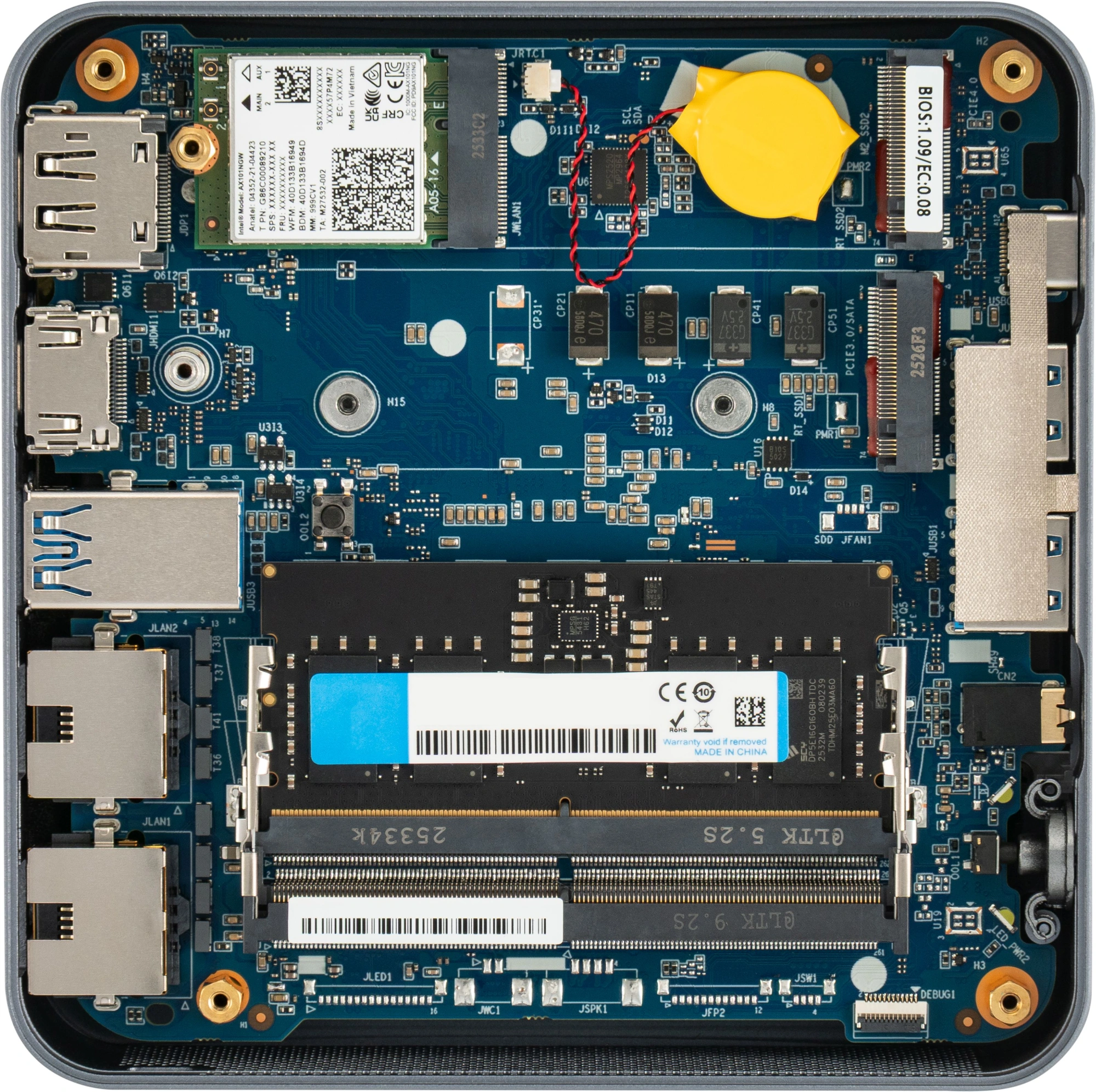Неттоп IRU Tactio 515 i5 12450H (2) 16Gb SSD512Gb Iris Xe Windows 11 Pro 64 2xGbitEth WiFi BT 100W серый (RUS) (2195518) — миниатюра 27