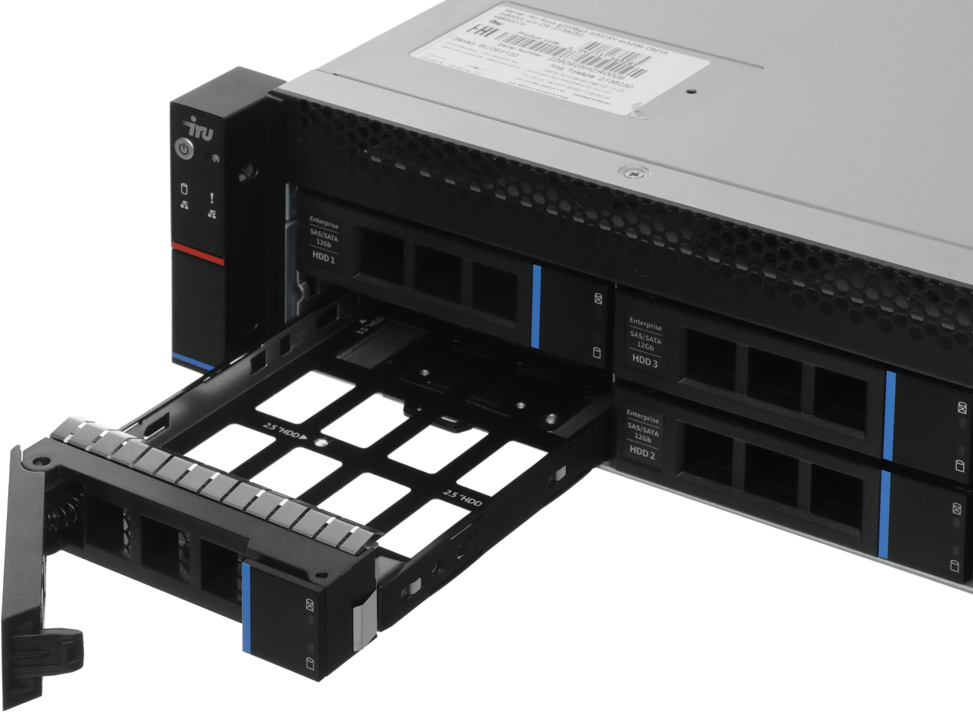 Сервер IRU Rock G2208IG3 2x5318Y 2x32Gb 2x480Gb SSD LSI 9361-8I AST2500 2xGigEth 2x1300W w/o OS (2195670) — миниатюра 14