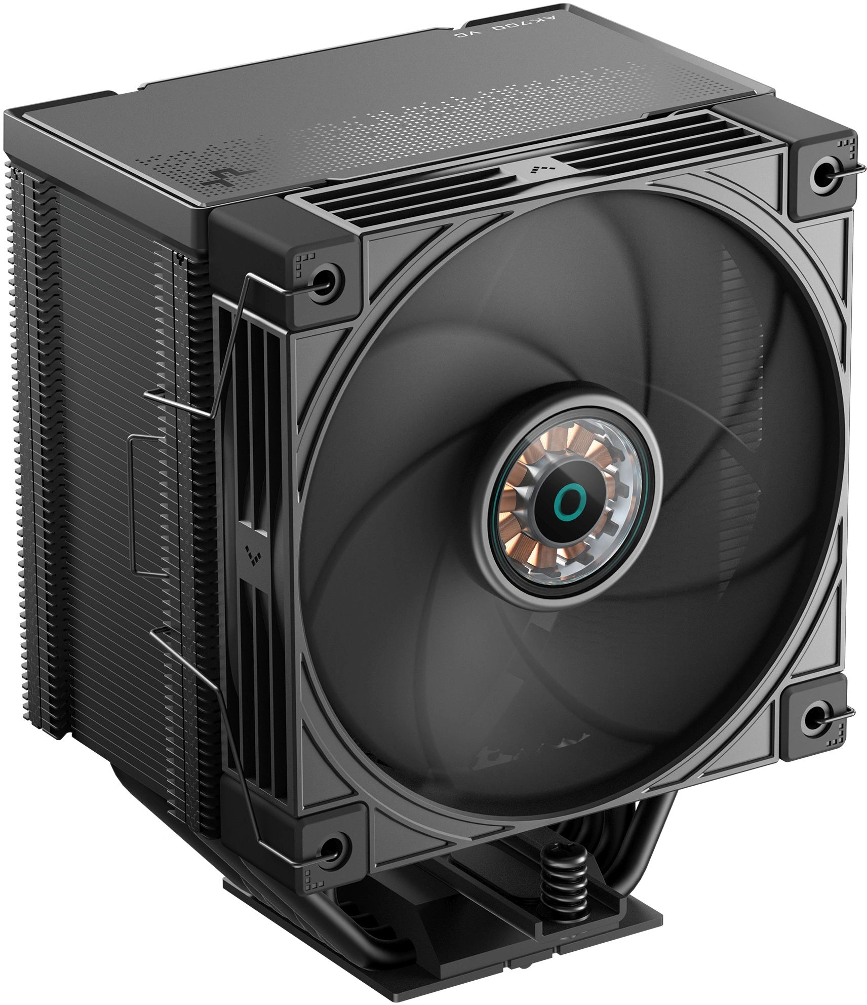 Устройство охлаждения(кулер) Deepcool AK700 VC нет подсветки Soc-AM5/AM4/1200/1700/1851 черный 4-pin 36dB Al+Cu 300W 1248gr Ret (R-AK700VC-BKNNMN-GJD) — фото 1