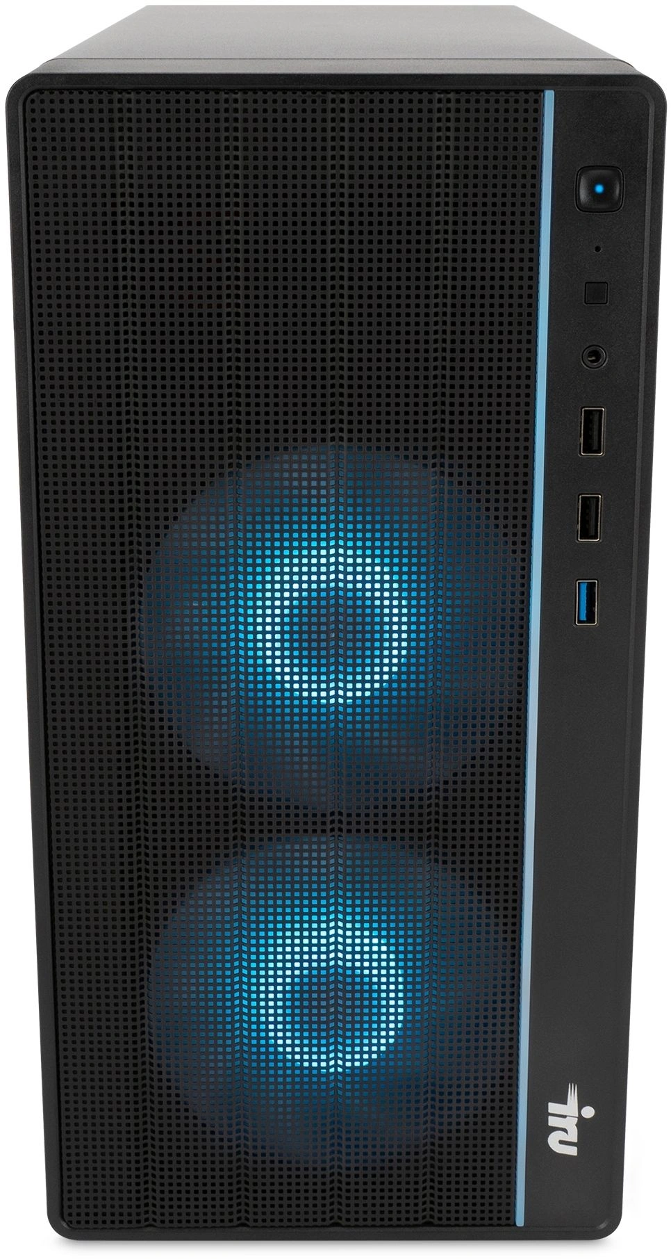 ПК IRU Tactio 320A5SEA MT Ryzen 5 5600 (3.5) 16Gb SSD512Gb RTX3050 6Gb без ОС GbitEth 500W черный (RUS) (2195820) — миниатюра 2