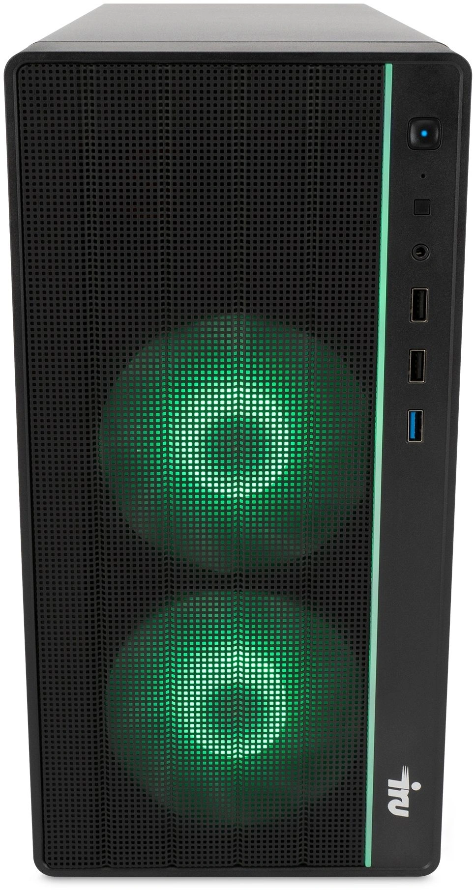ПК IRU Tactio 320A5SEA MT Ryzen 5 5600 (3.5) 16Gb SSD512Gb RTX3050 6Gb без ОС GbitEth 500W черный (RUS) (2195820) — миниатюра 3