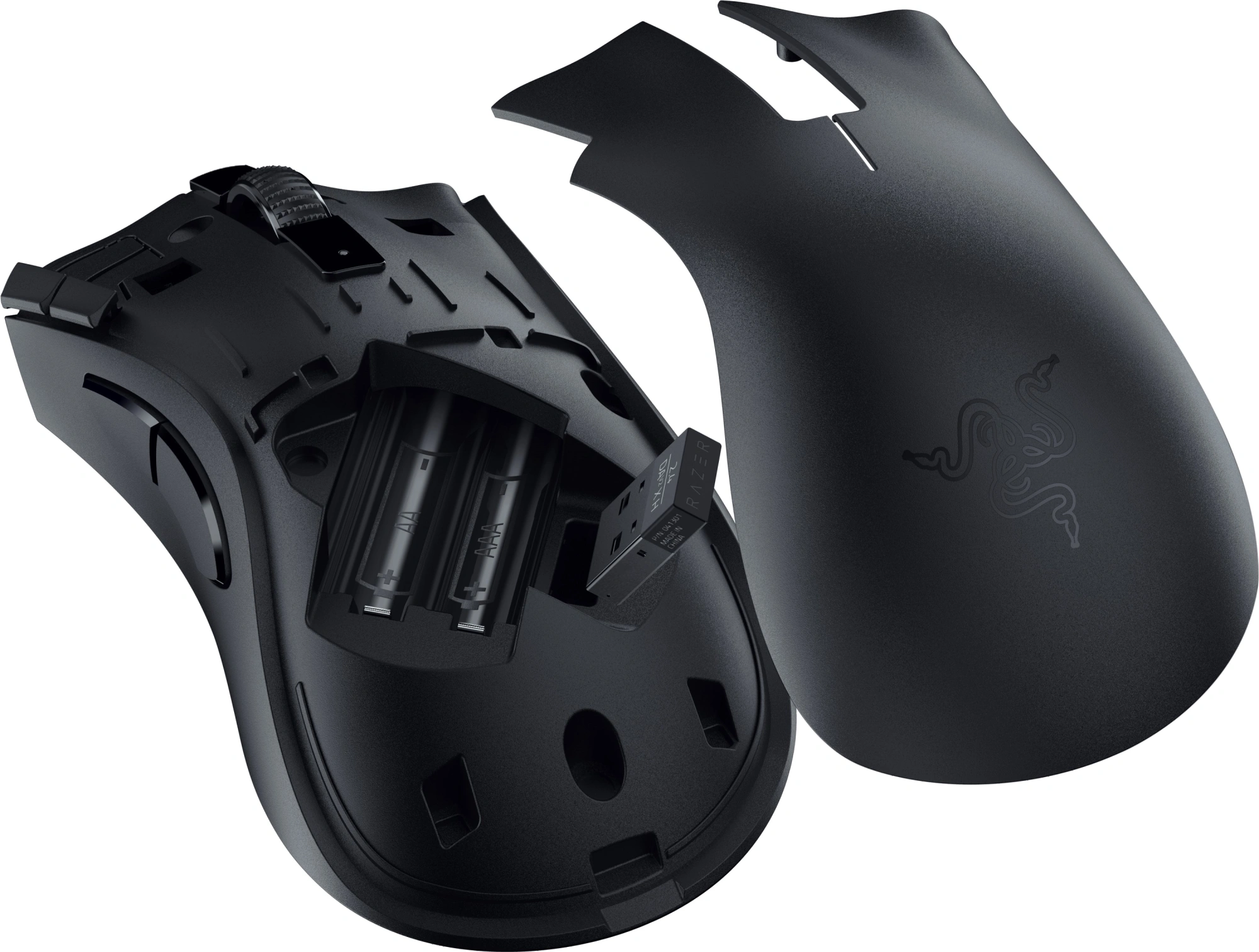 Мышь Razer DeathAdder V2 X HyperSpeed черный оптическая 14000dpi беспров. BT/Radio USB 6but (RZ01-04130100-R3A1) — миниатюра 4