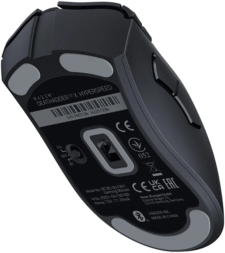 Мышь Razer DeathAdder V2 X HyperSpeed черный оптическая 14000dpi беспров. BT/Radio USB 6but (RZ01-04130100-R3A1) — миниатюра 8